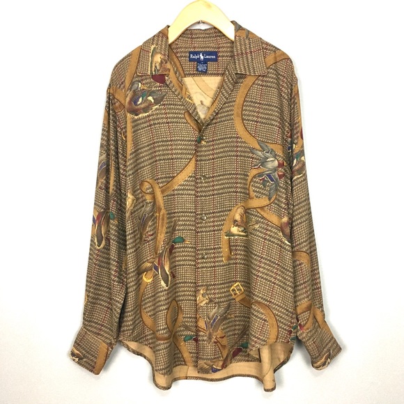 Ralph Lauren Blue Label Tops - Vintage Blue Label Ralph Lauren Mallard Blouse